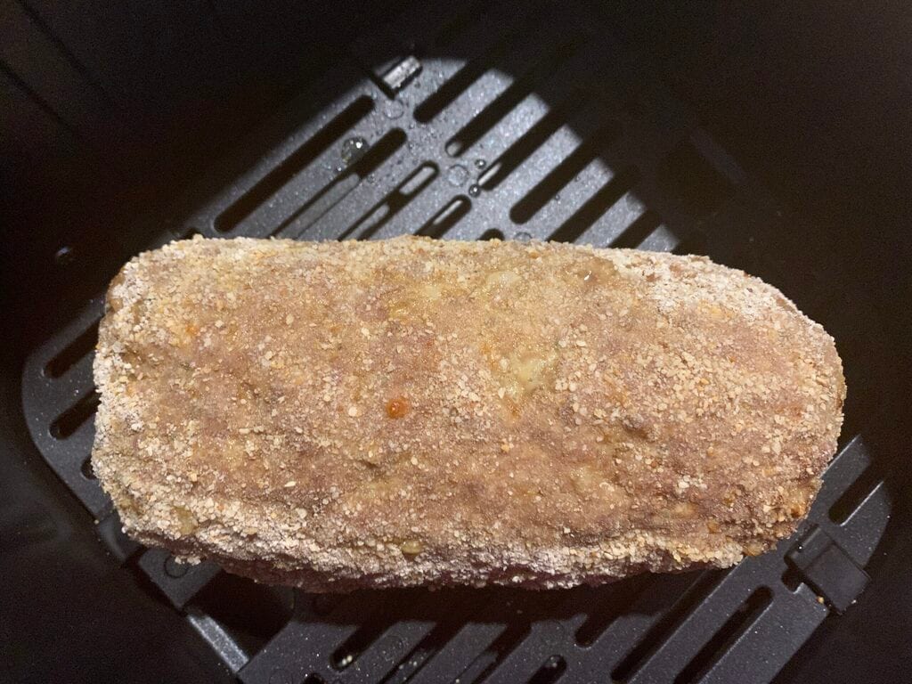 Gefüllter Hackbraten in der Heißluftfritteuse