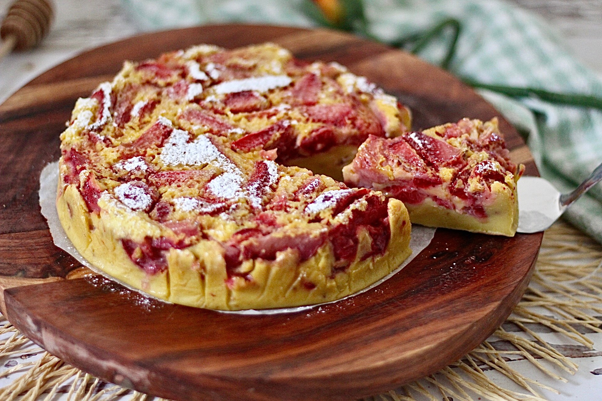 Einfaches Rezept für Erdbeer-Clafoutis