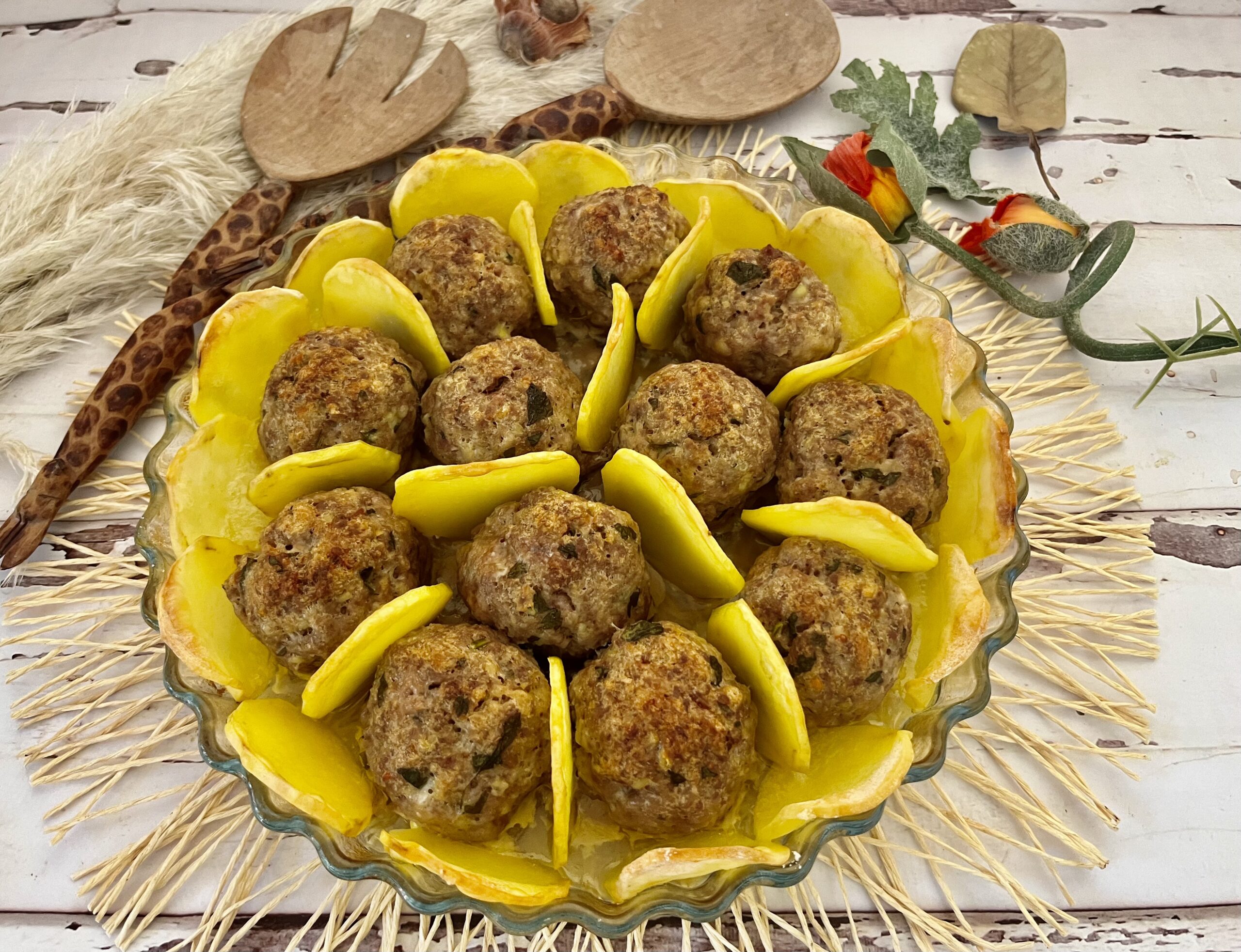 Szenische Frikadellentorte