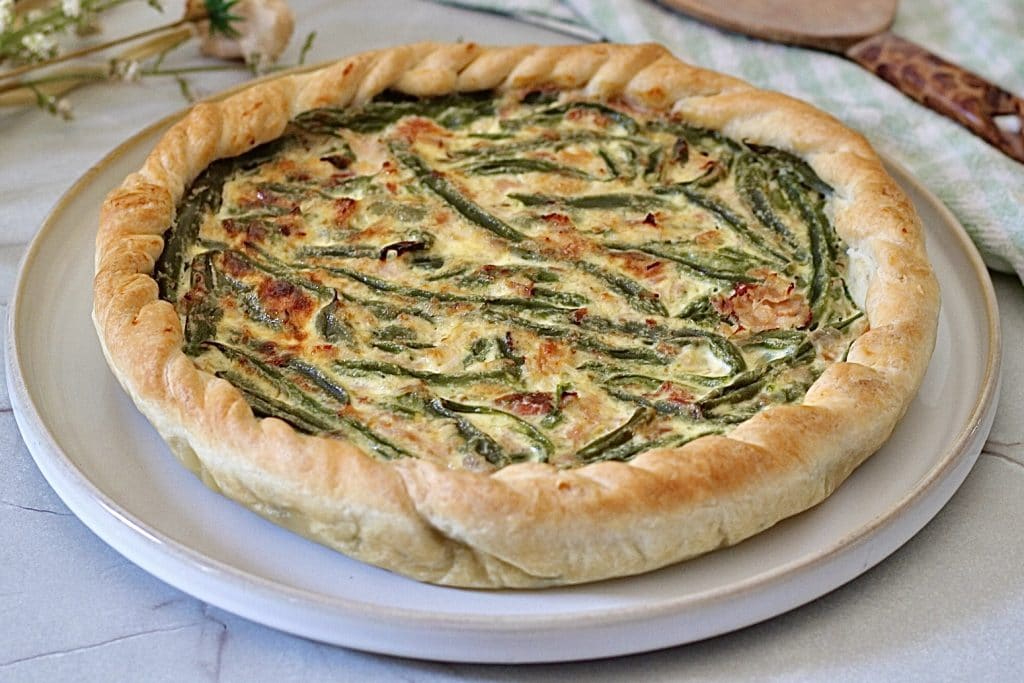 Grüne-Bohnen-Quiche, vom ersten Stück bis zum letzten Krümel, es ist ein Fest für den Gaumen!