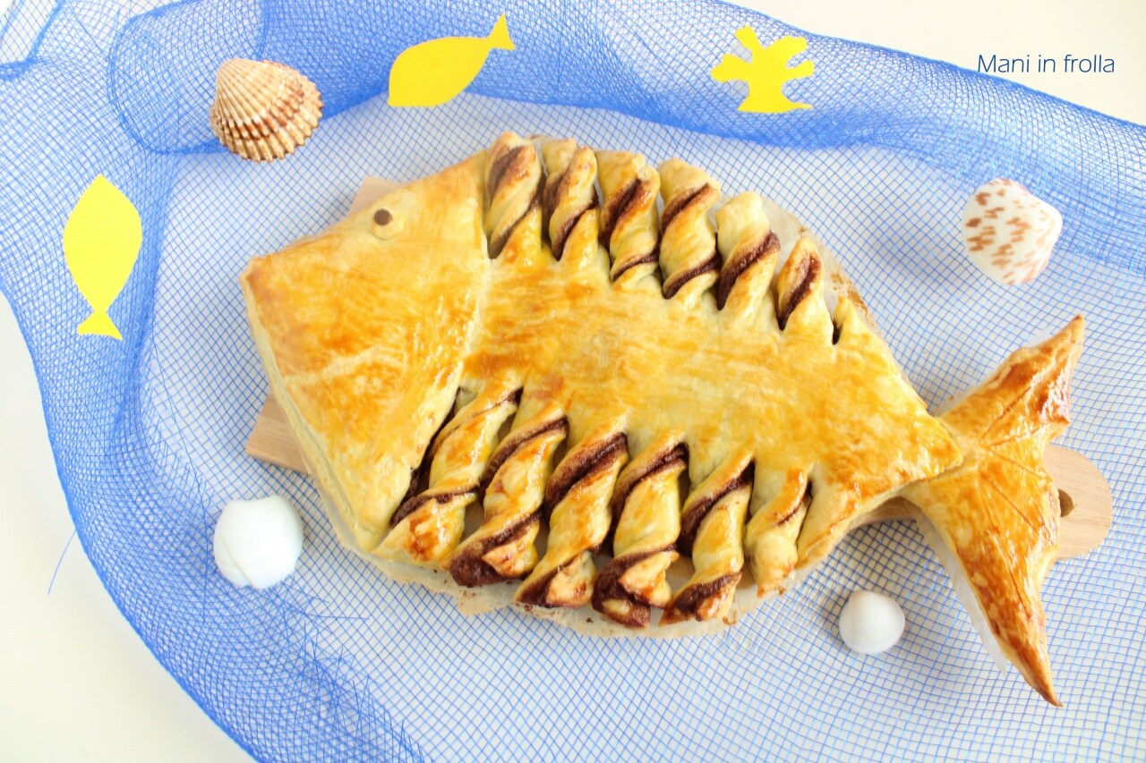 Blätterteigfisch mit Nutella