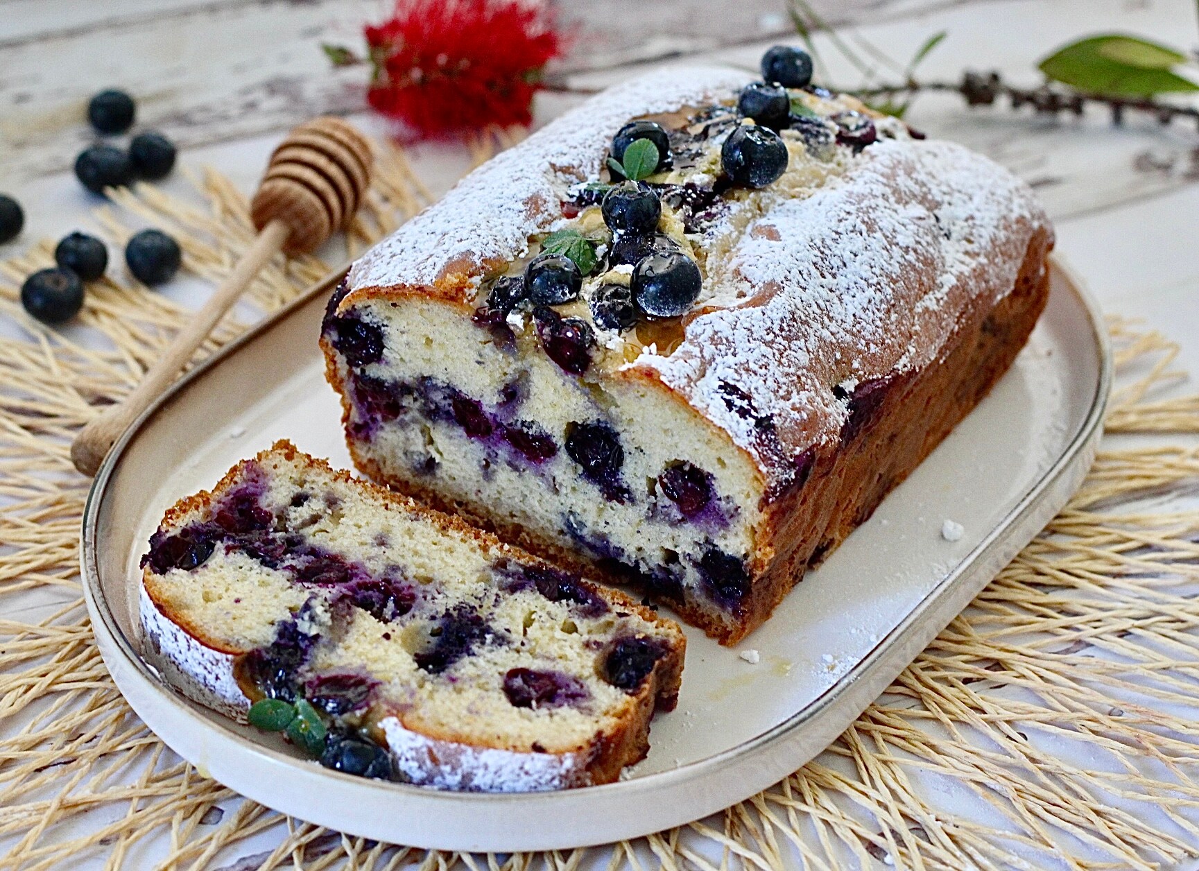 Superweicher Blaubeer-Plumcake ohne Butter
