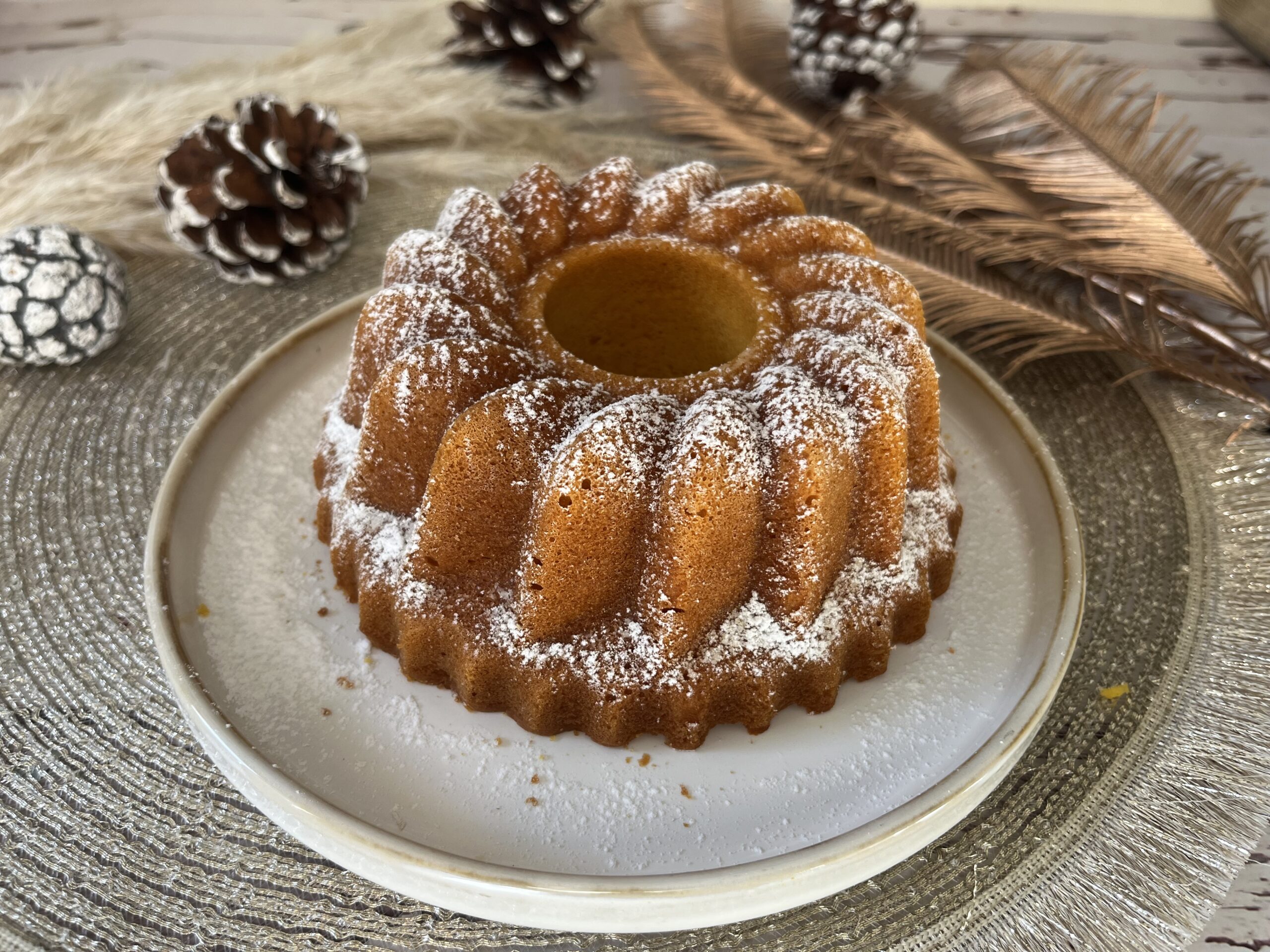 Kürbiskuchen zubereitet mit dem Mixer