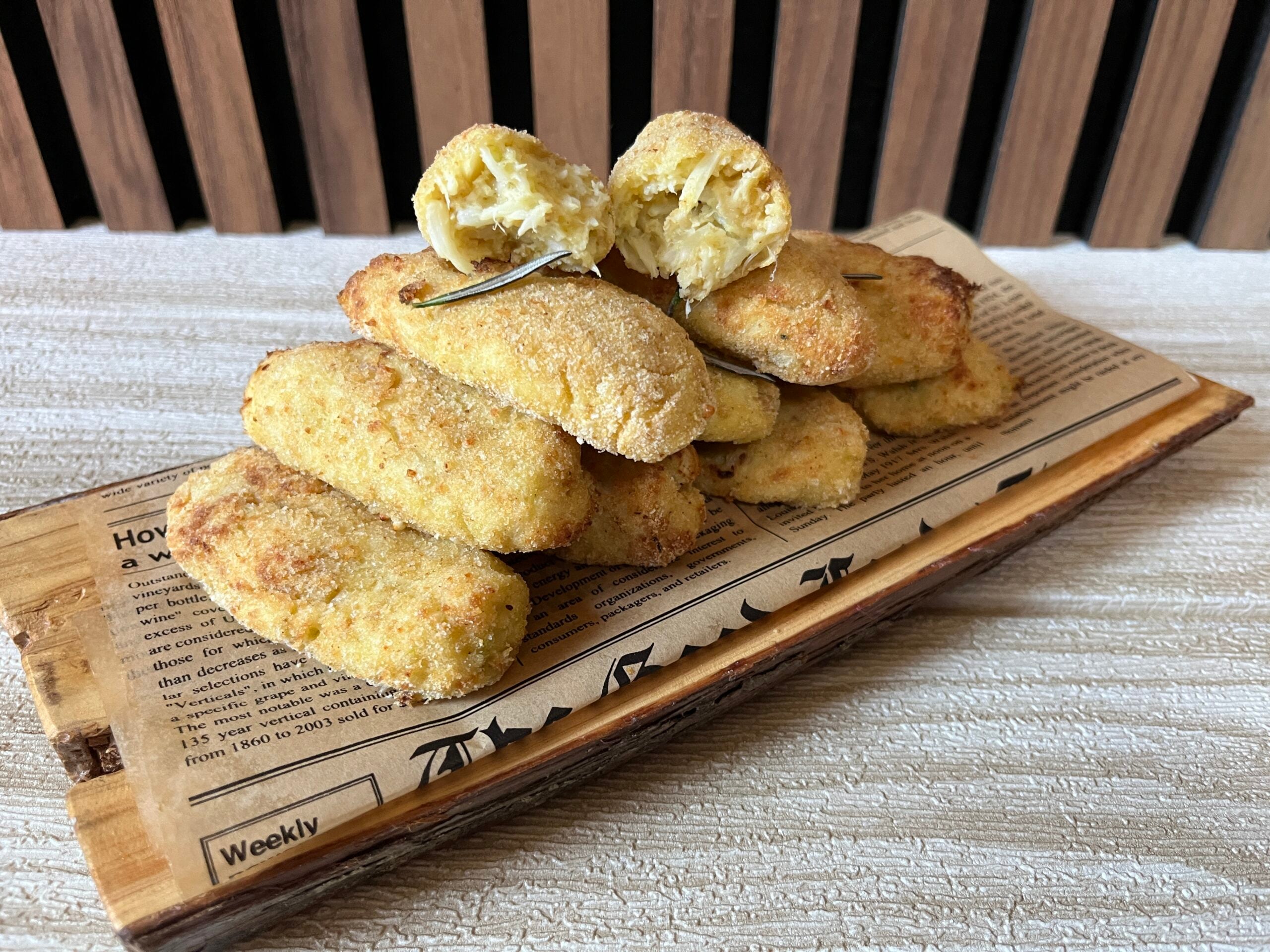 Blumenkohlbällchen in der Heißluftfritteuse