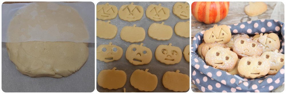 Zuckrige Halloween-Kekse mit Erdnussbutter