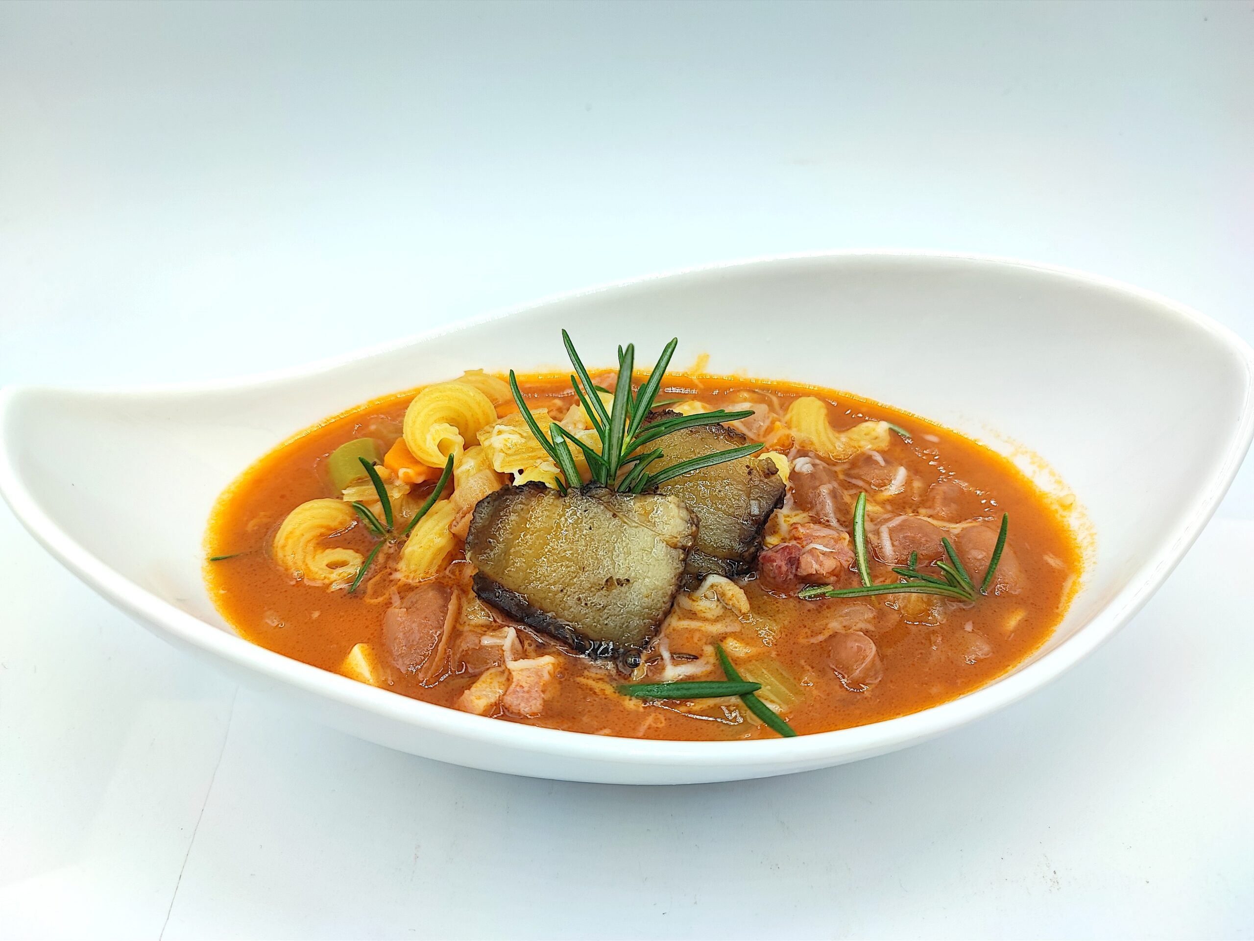 Schnelle Pasta und Bohnen