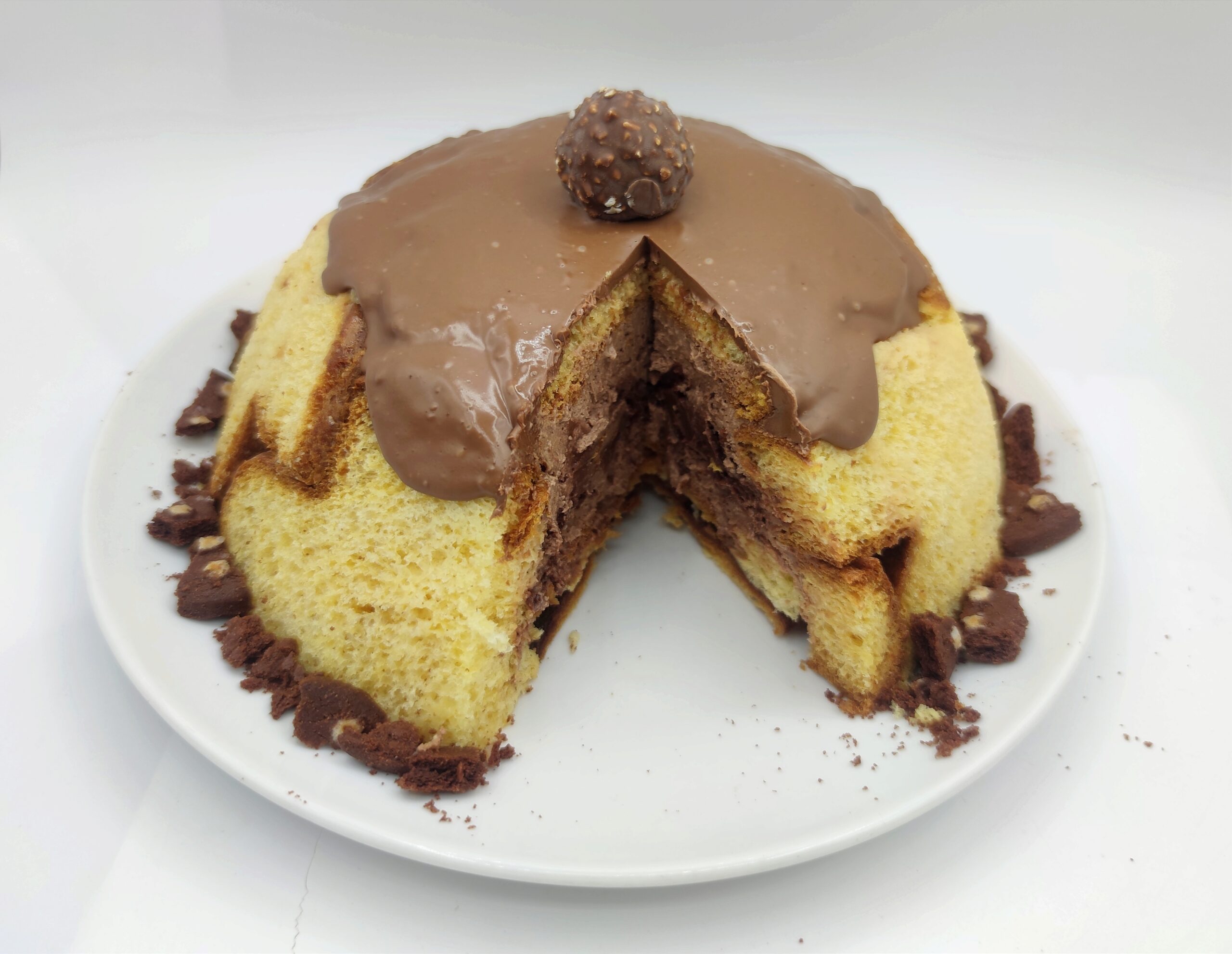 Schokoladen-Pandoro-Zuccotto