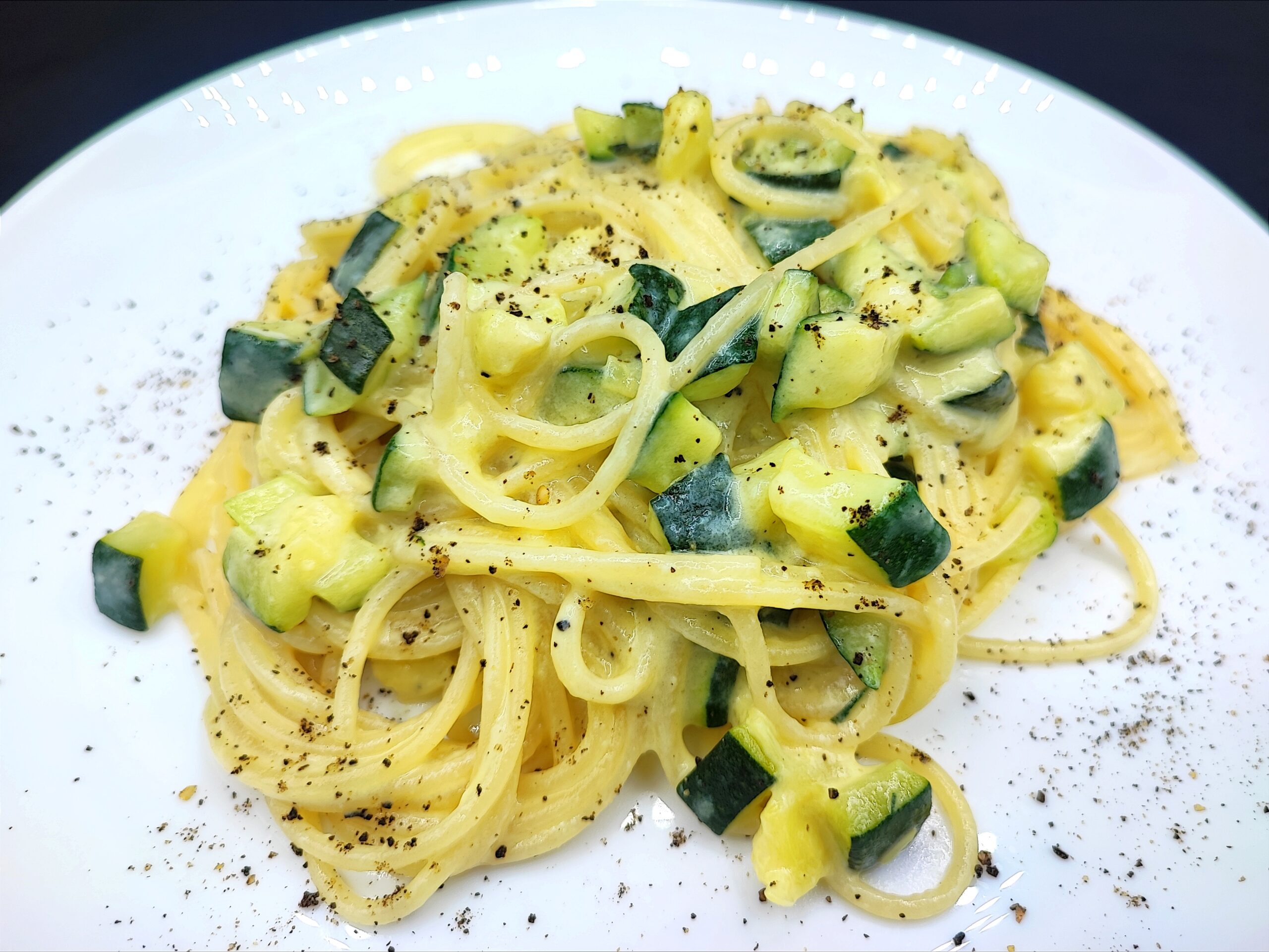 Zucchini-Carbonara