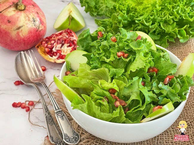 WINTERSALAT mit GRANATAPFEL