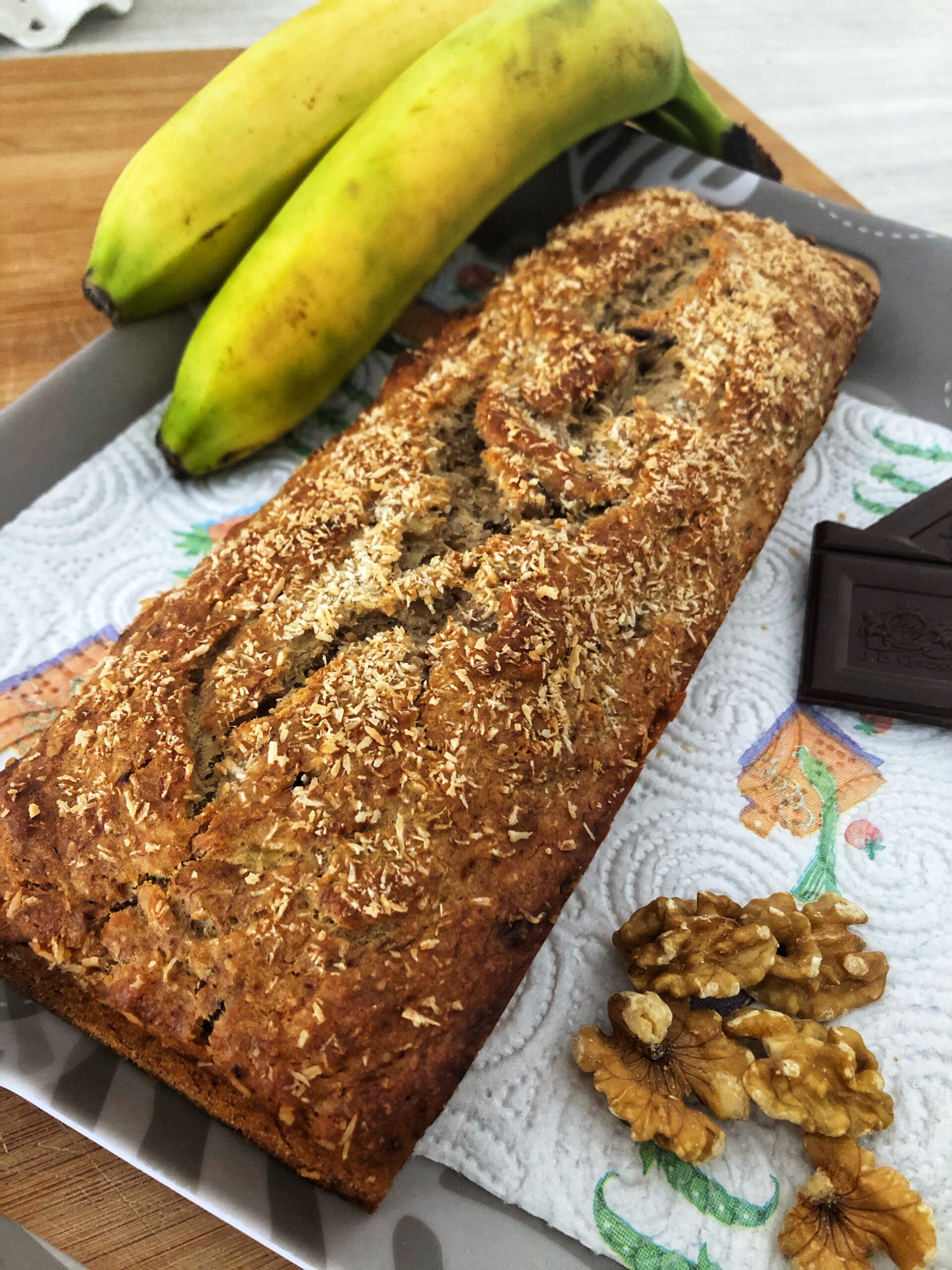 Bananenbrot ohne Eier