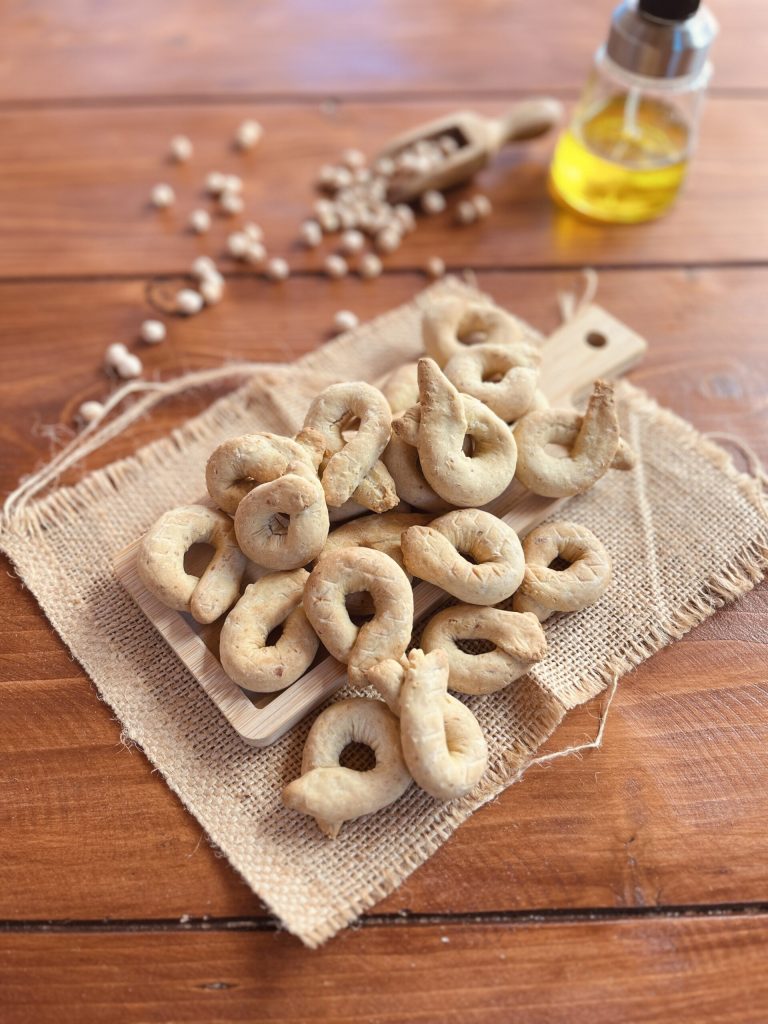 Kichererbsen-Tarallini im Heißluftfritteuse