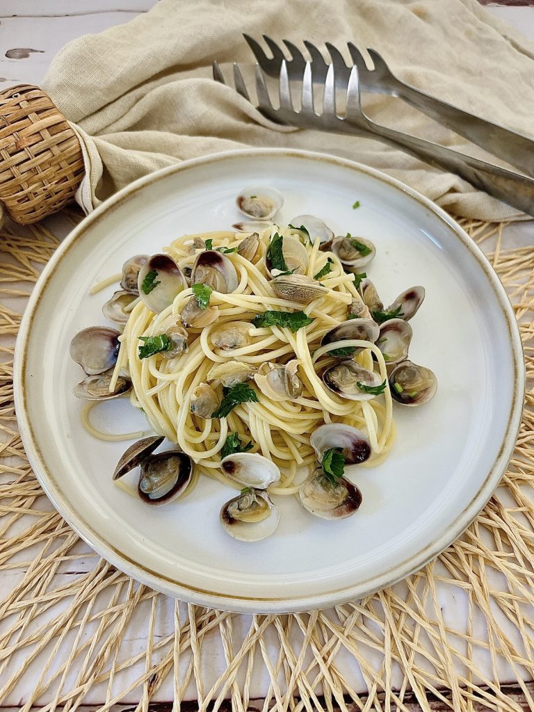 Spaghetti mit Lupinenmuscheln
