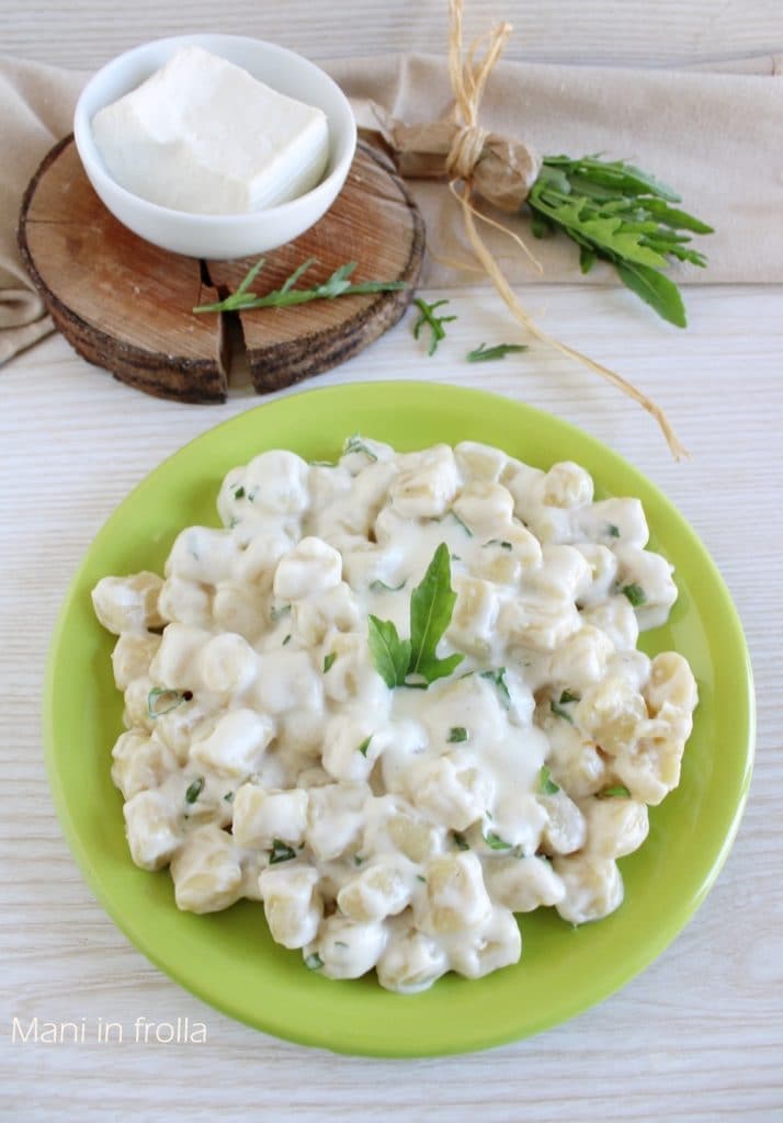Gnocchetti mit Stracchino und Rucola