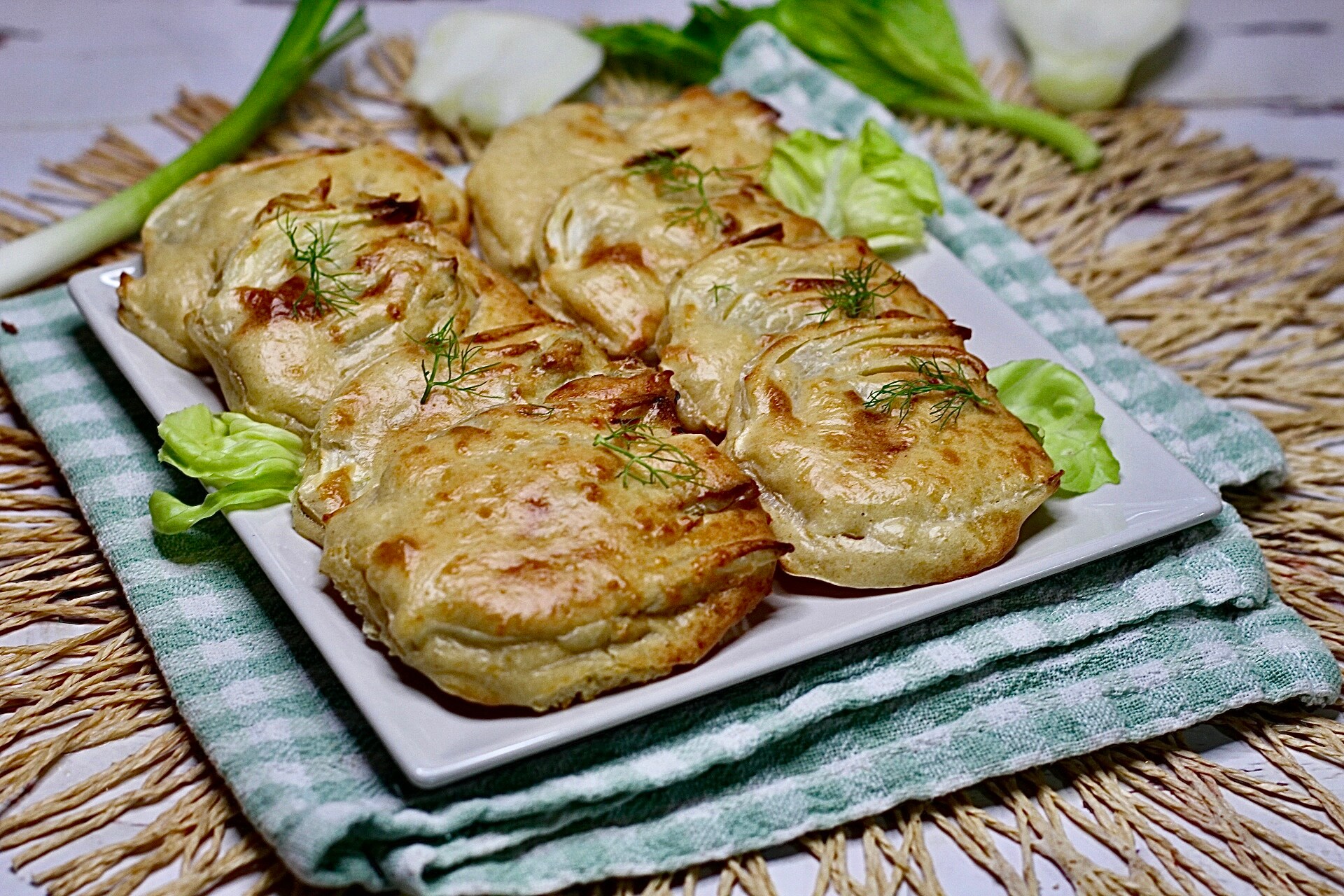 Fenchel im Backteig aus der Heißluftfritteuse