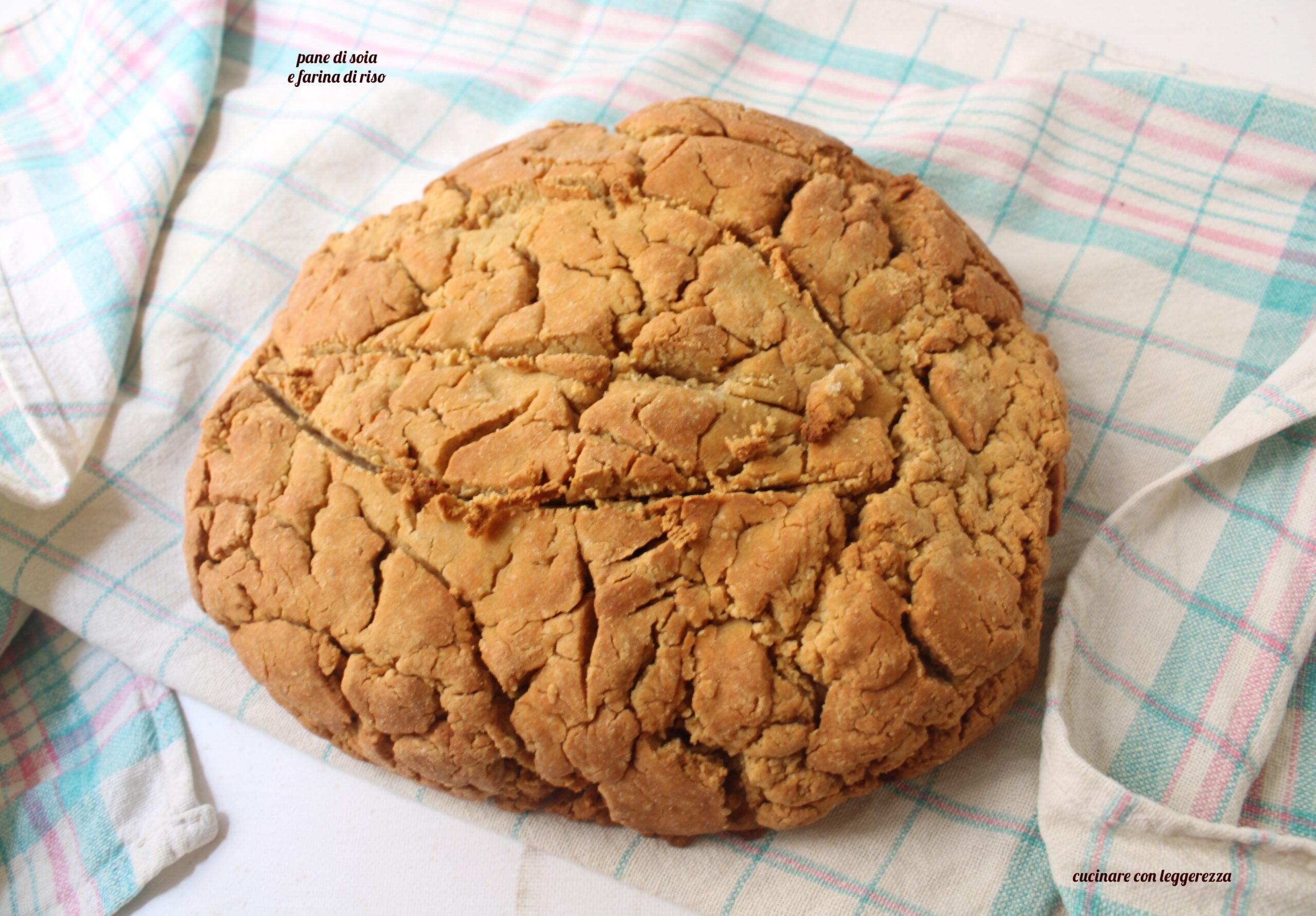Soja- und Reismehlbrot – Sauerteig