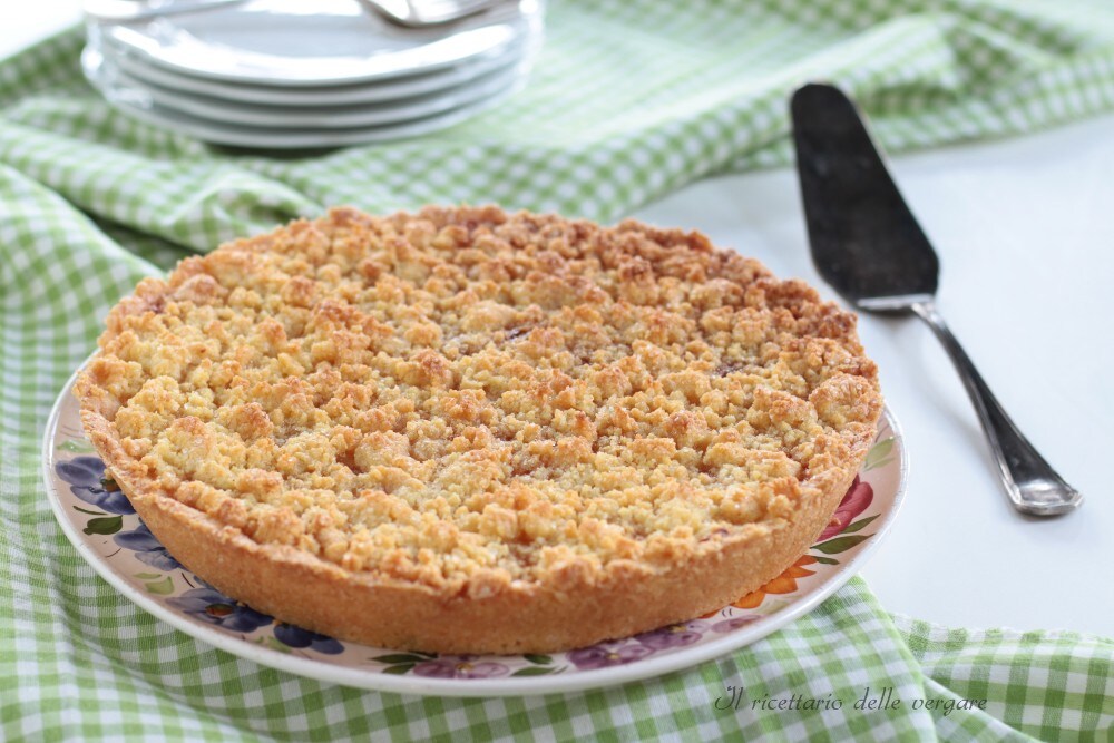 Salzige Streuselkuchen mit Ricotta