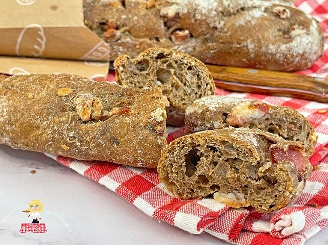 Rezept für VOLLKORNBROT mit Speck