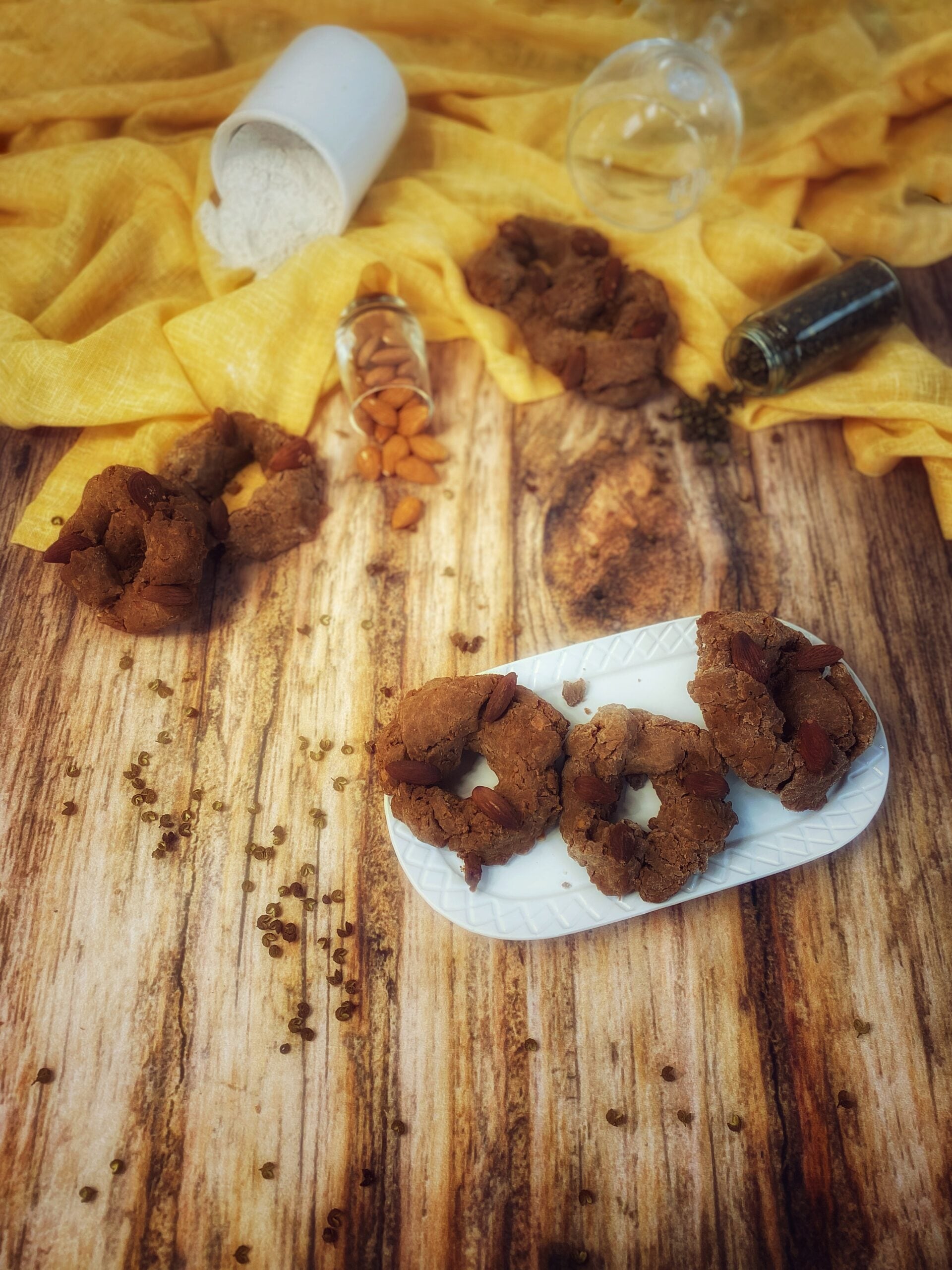 Taralli mit Schmalz und Pfeffer, glutenfrei