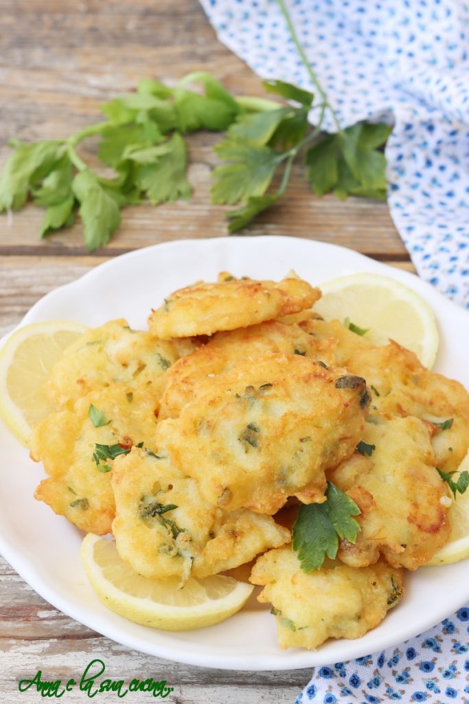 Stockfisch- oder Kabeljau-Krapfen