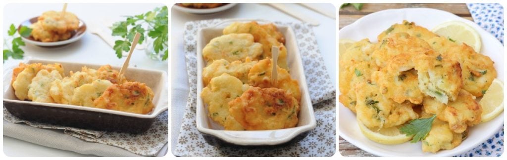 Stockfisch- oder Kabeljau-Krapfen