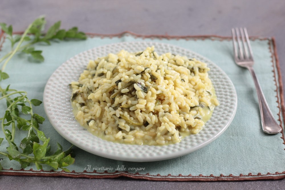 Risotto mit Mohnblättern (Papole)