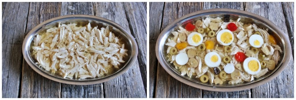 Hähnchen in Gelatine