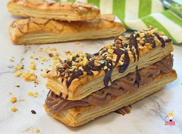 SCHNELLES DESSERT MIT NUTELLA OHNE BACKEN