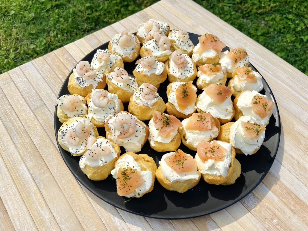 herzhafte Brandteigkrapfen