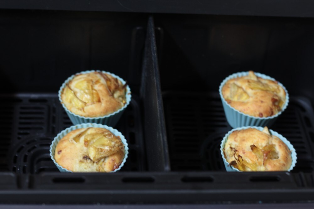 Herzhafte Muffins in der Heißluftfritteuse