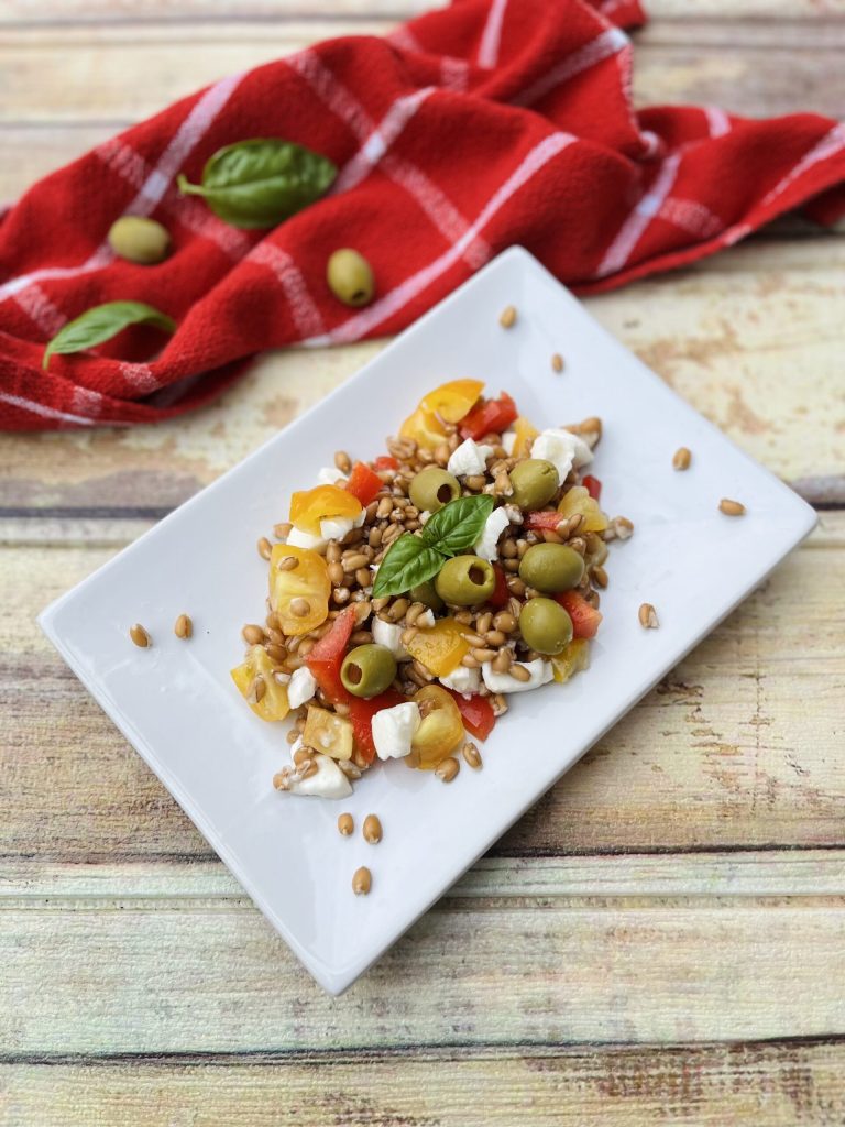 Sommerlicher Dinkel-Salat