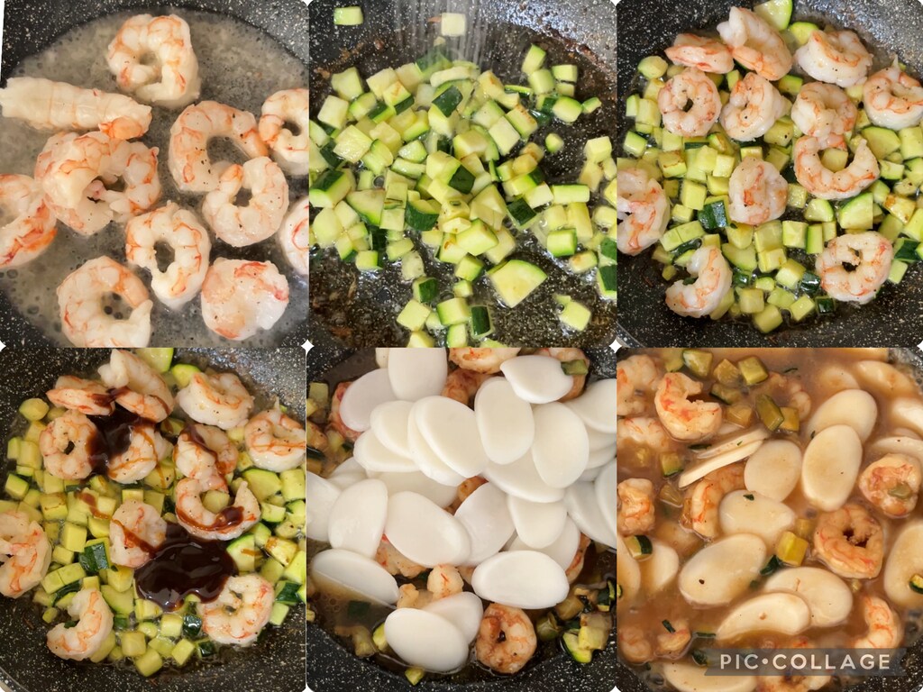 Reis-Gnocchi mit Garnelen