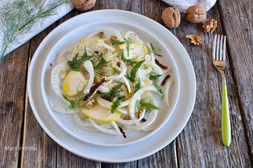 Fenchel und Apfel Salat