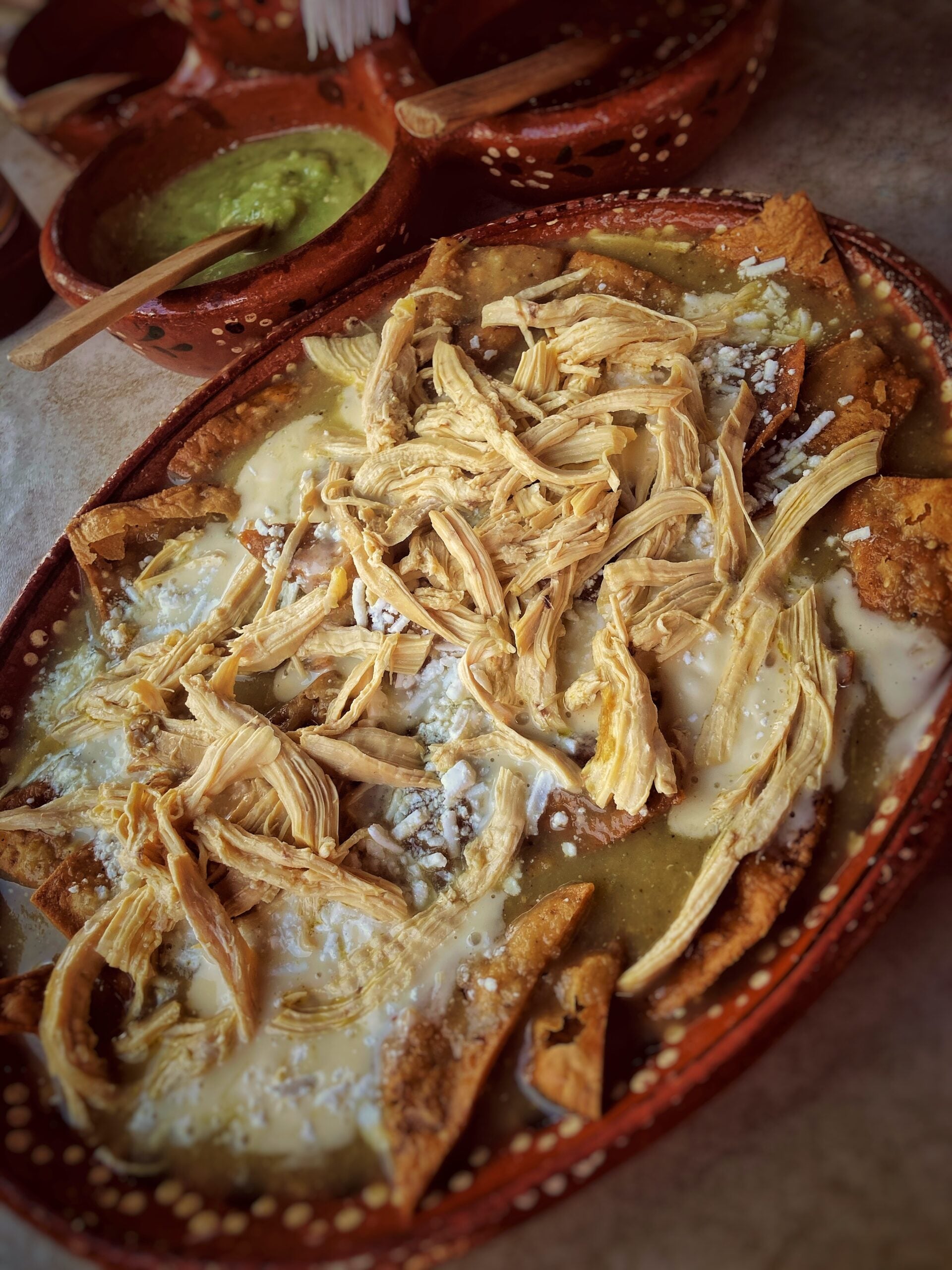 Hähnchen-Chilaquiles (Mexiko)