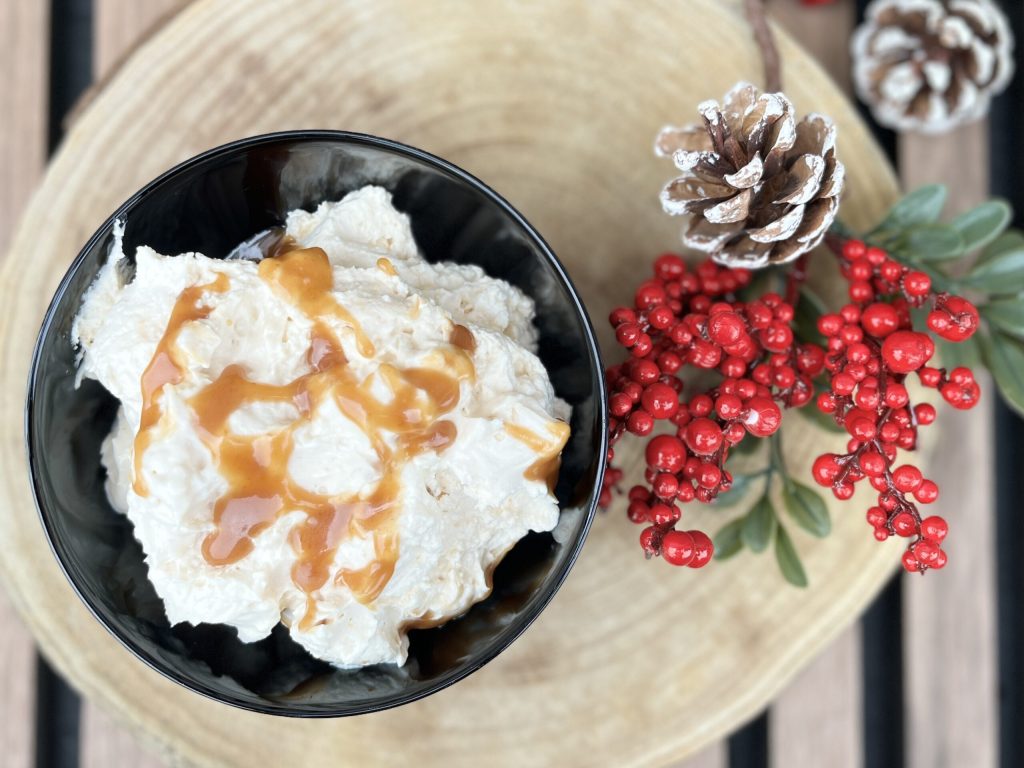 Gesalzene Karamellcreme zum Füllen des Pandoros
