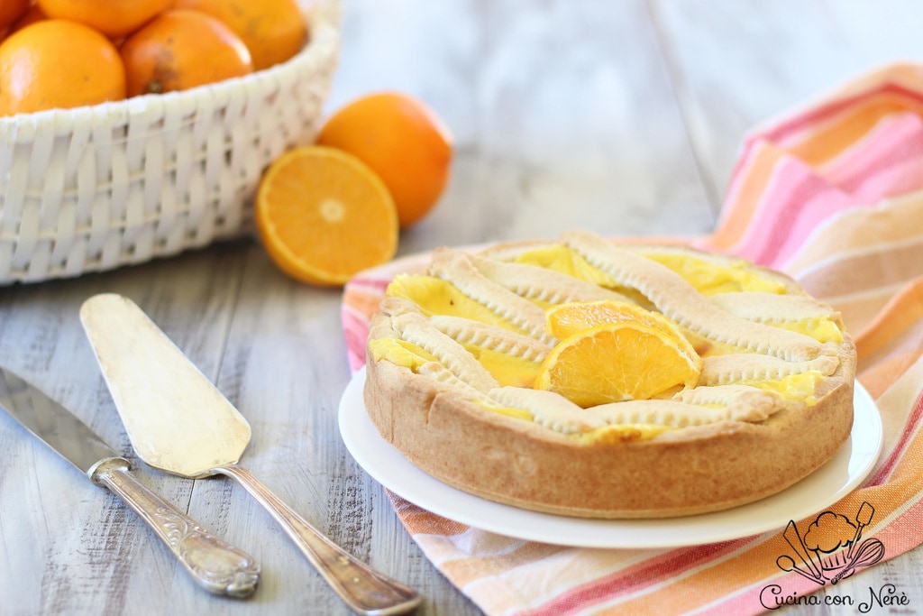 Torte mit Orangencreme