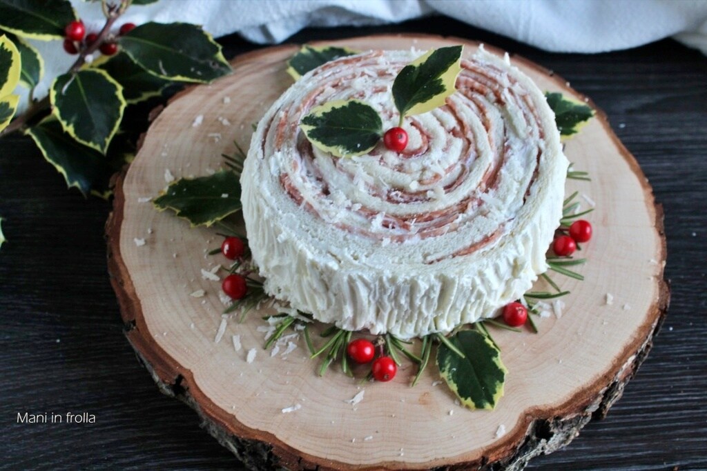 Herzhafter Weihnachtsbaumstamm