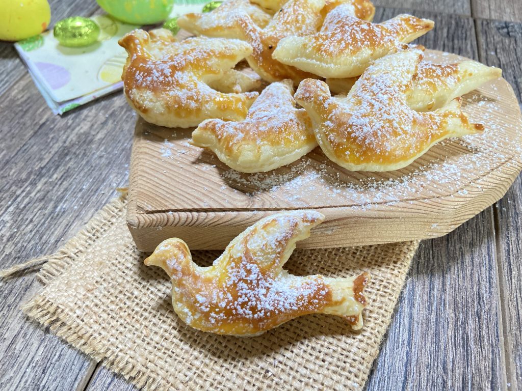 Blätterteig-Täubchen