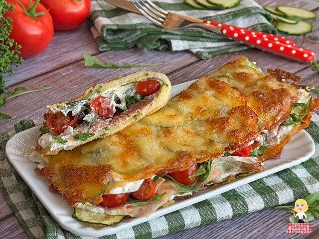 Zucchini-Piadina Einfache und Schnelle Rezept