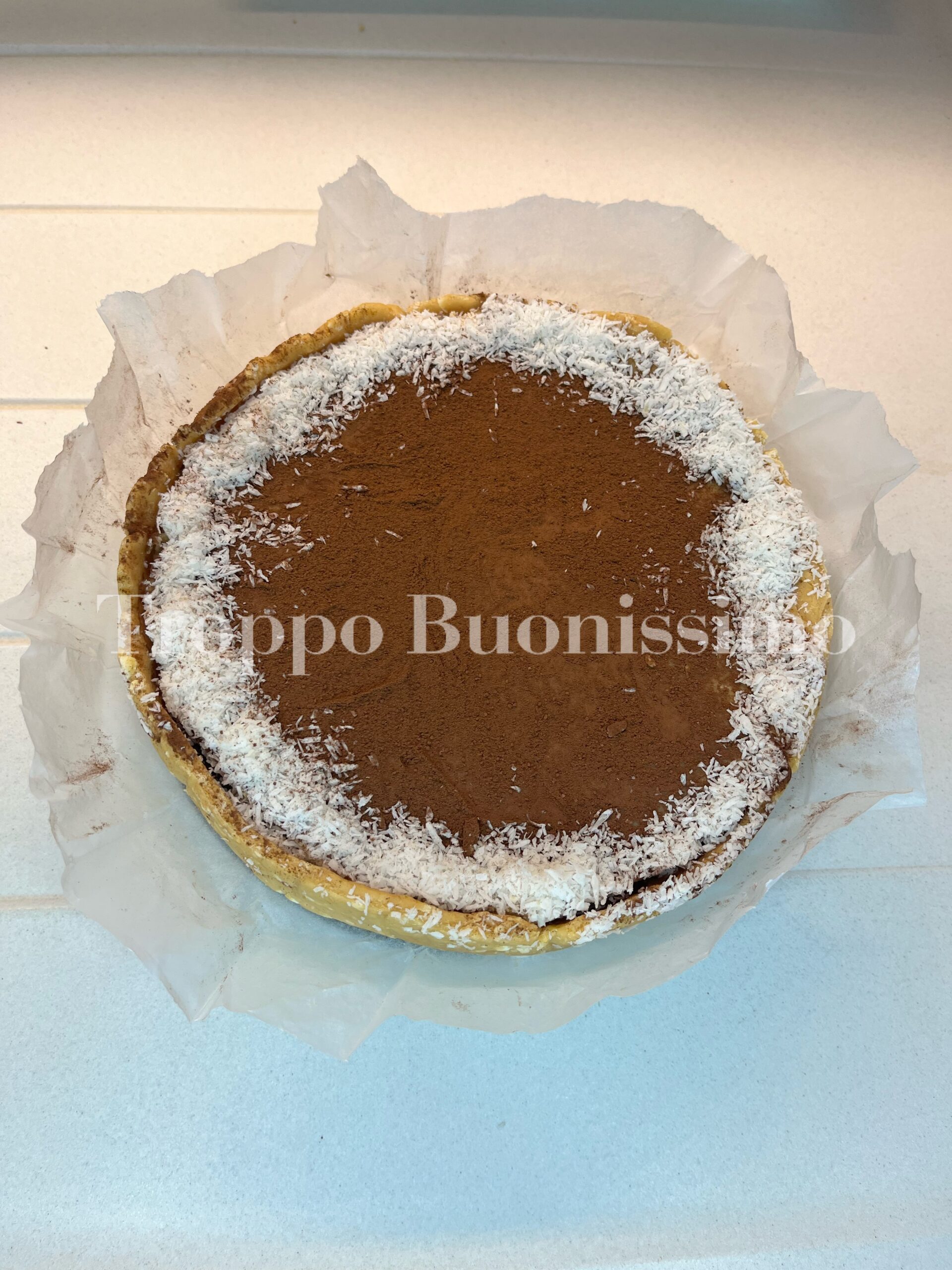 Schneller Kuchen mit Haselnusscreme und Kokos