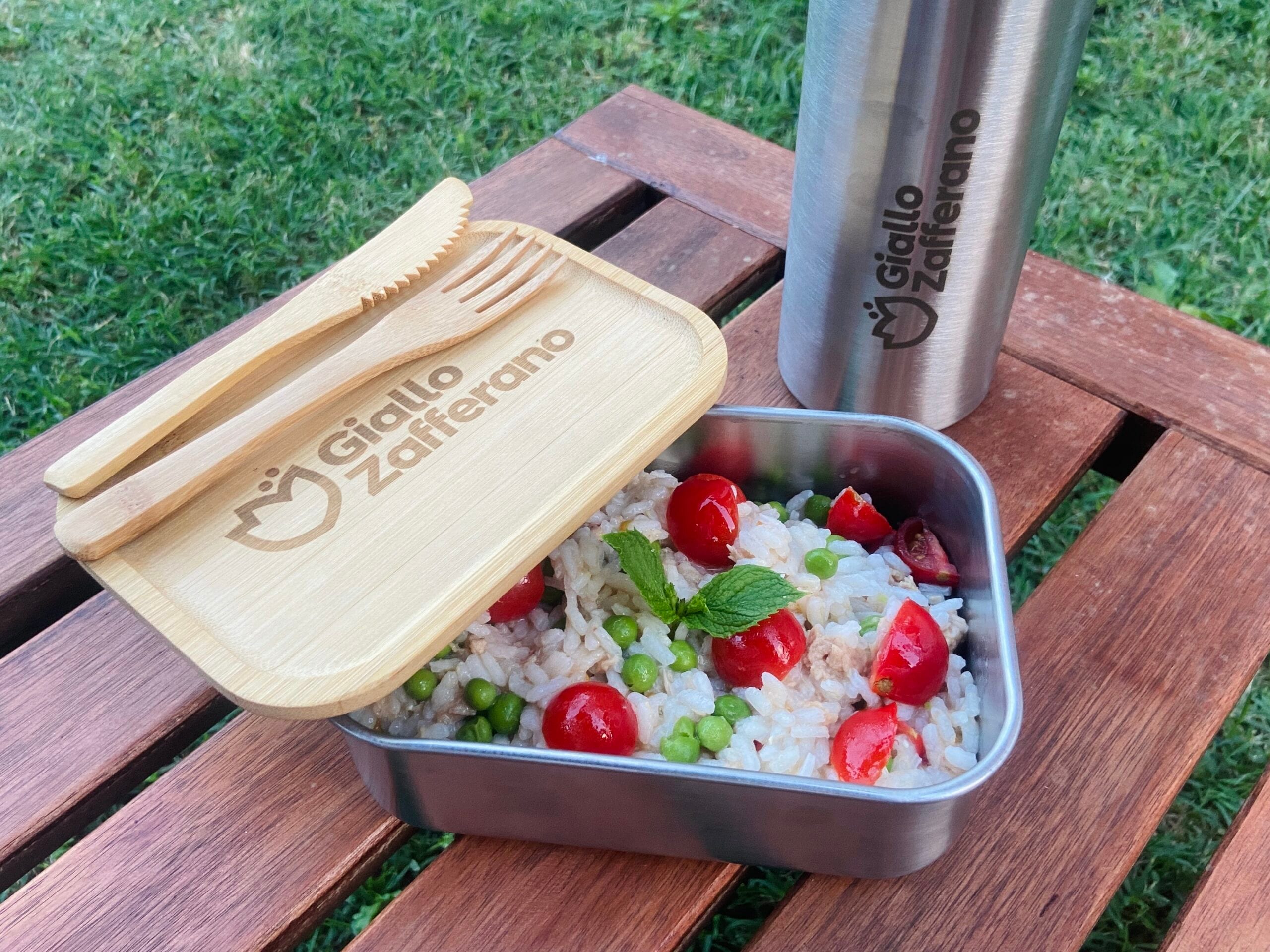 Reissalat mit Thunfisch, Erbsen und Kirschtomaten