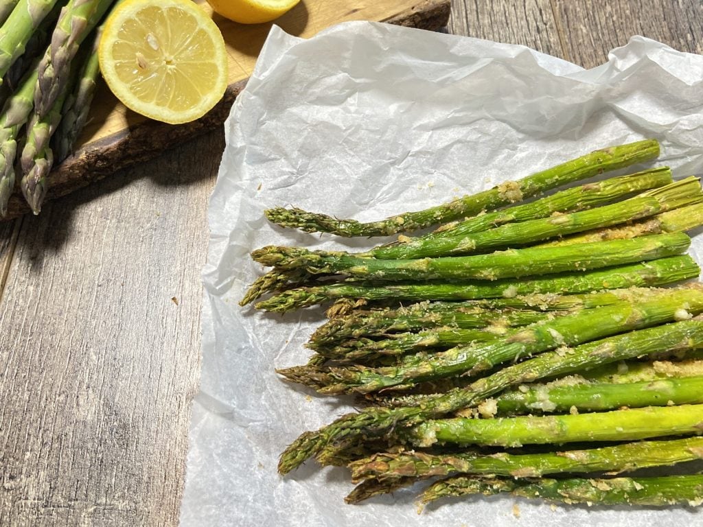 Spargel in der Heißluftfritteuse