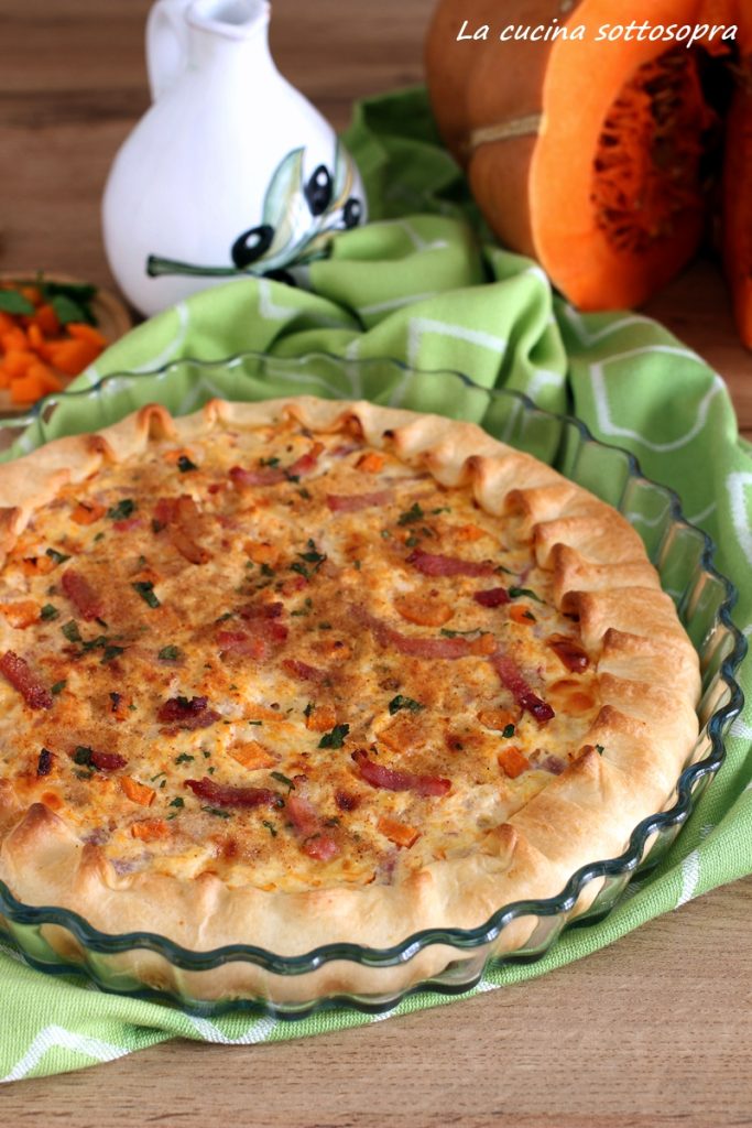 herzhafte Kürbis-Speck-Torte