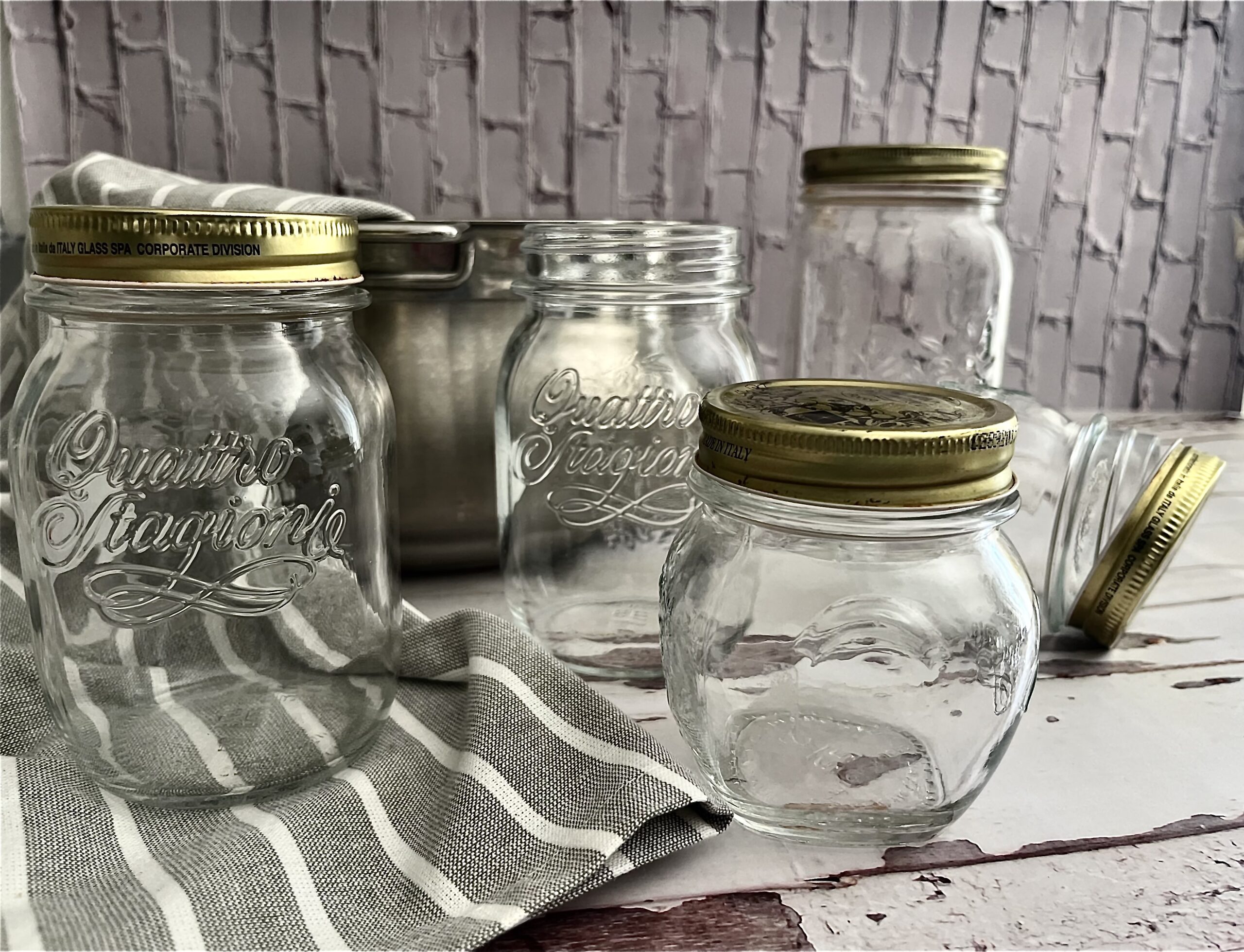 Sterilisation von Gläsern