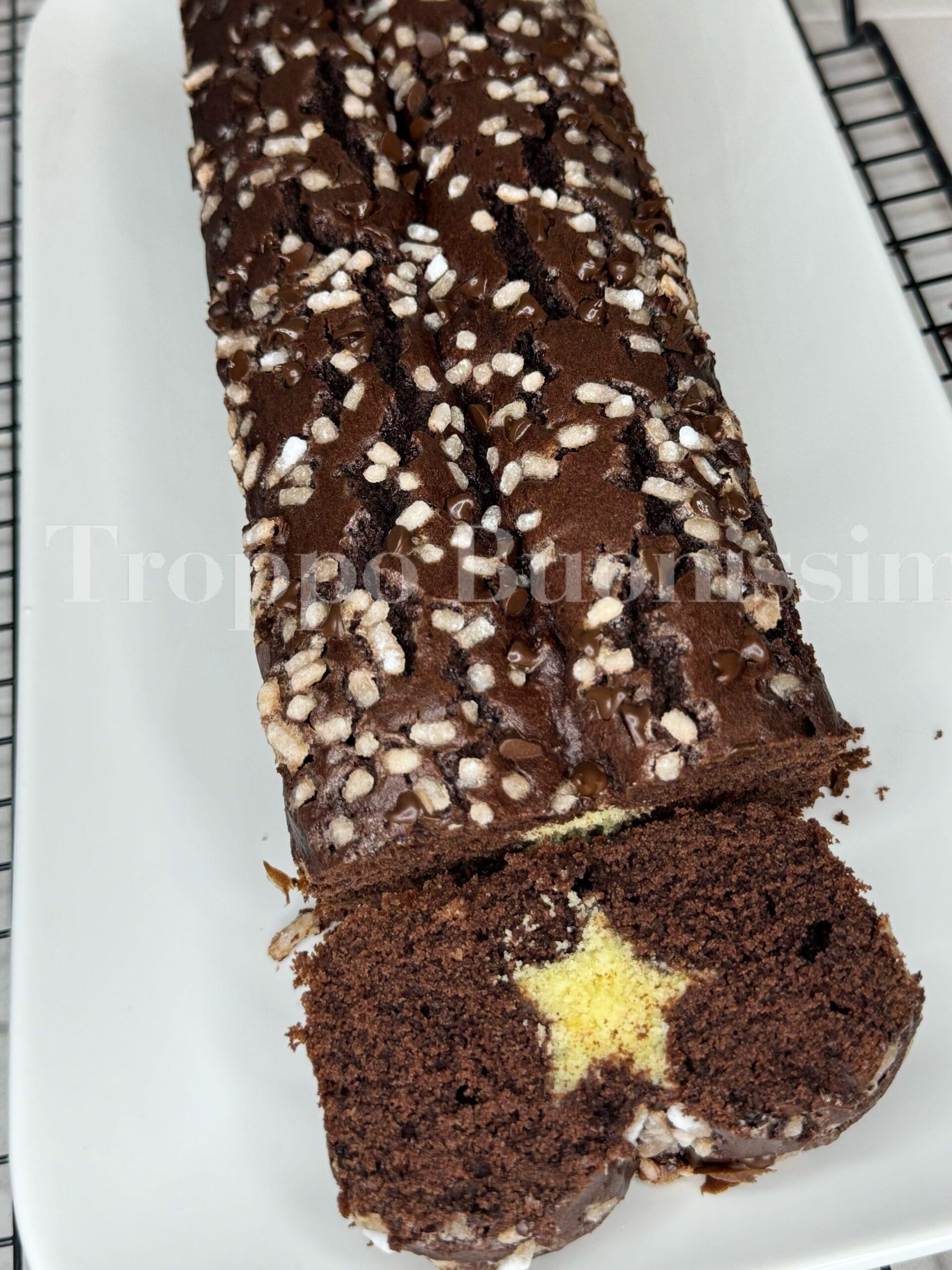 Plumcake mit Überraschung in Sternform