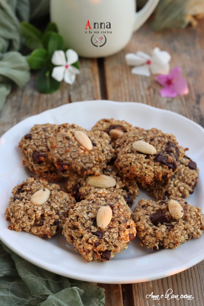 Weiche Kekse mit Hafer und Banane