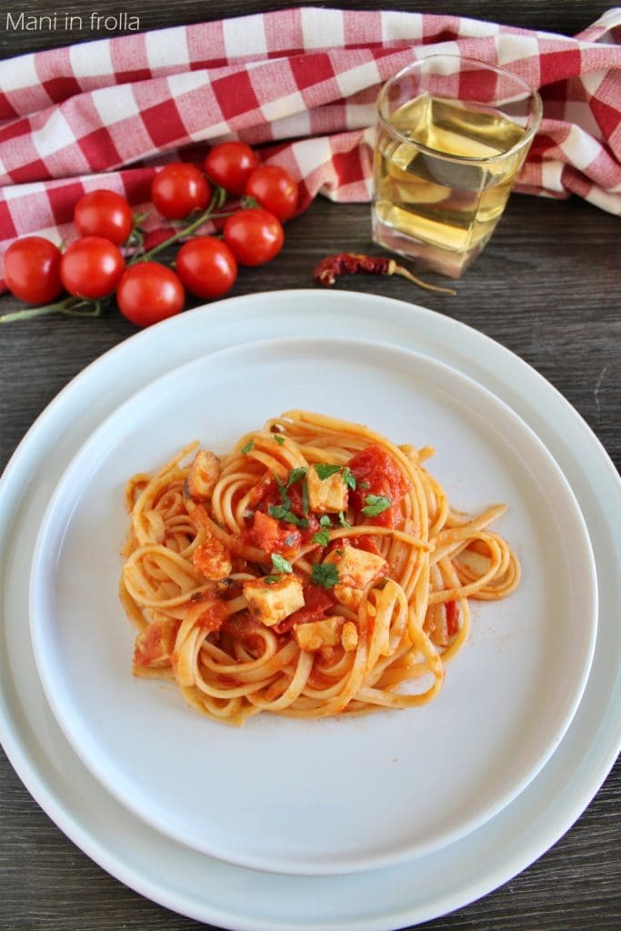 Linguine mit Schwertfischsauce