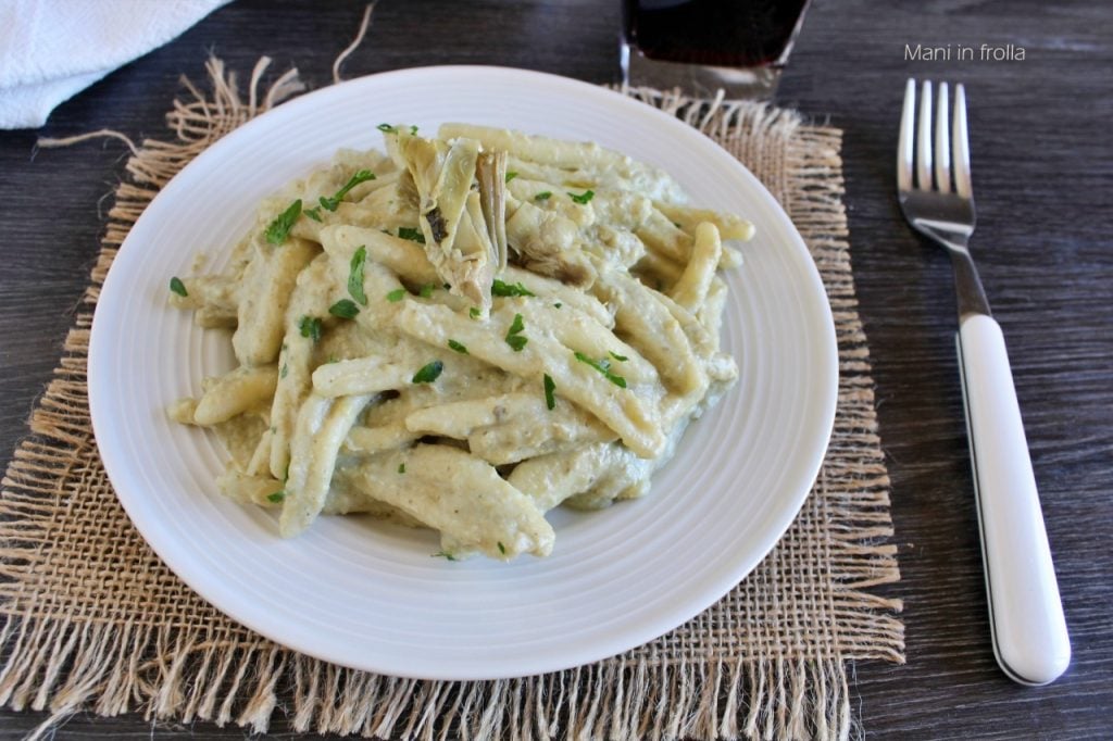 Pasta mit Artischockencreme