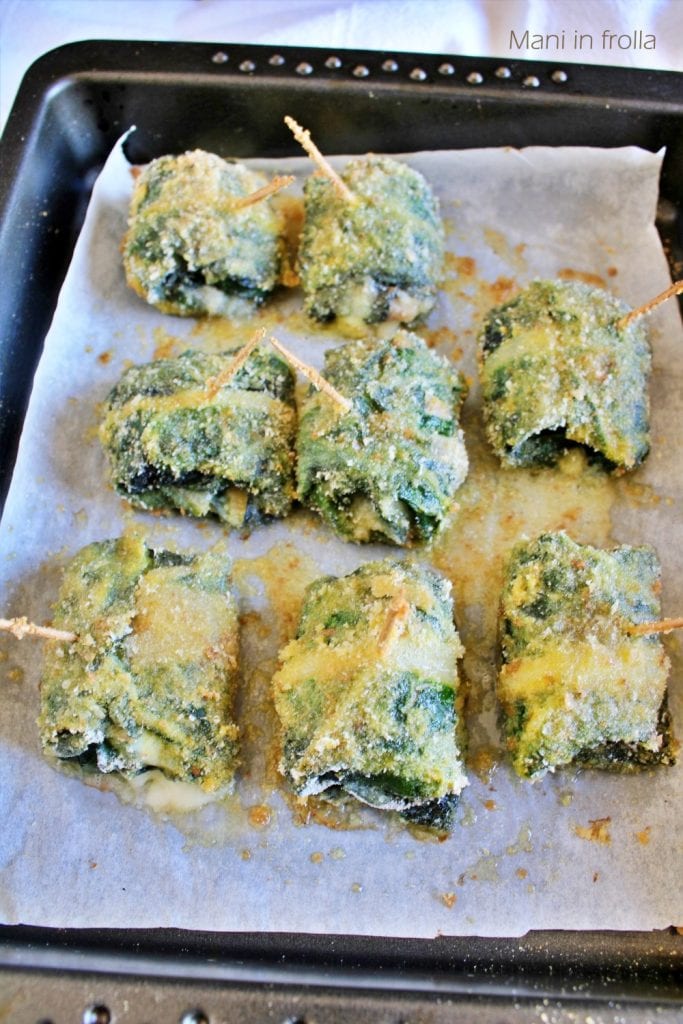 Mangold-Rouladen mit Schinken und Käse