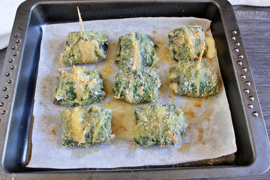 Mangold-Rouladen mit Schinken und Käse