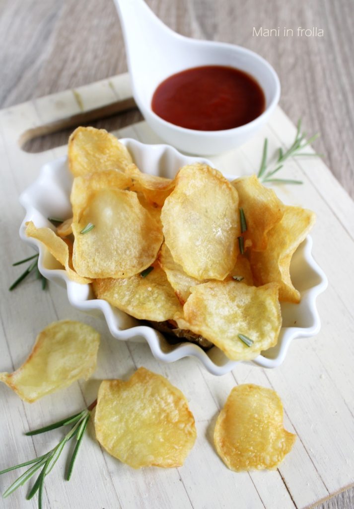 Gebackene Kartoffelchips